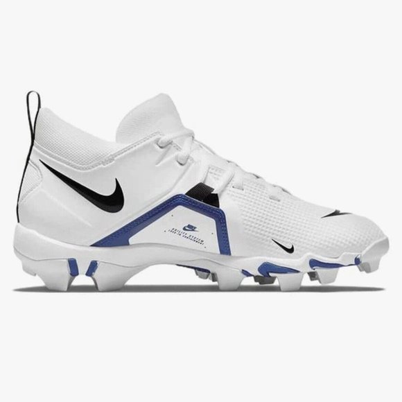 NIKE Alpha Menace 3 Shark Mid Football Cleats US Men's Size 10 CV0582-101 NEW - Picture 3 of 5